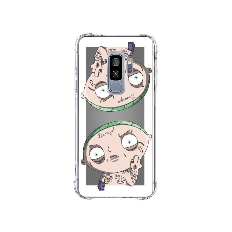 Coque Samsung S9 Plus Stewie Joker Suicide Squad Double - Mikadololo