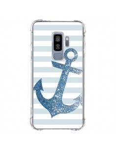 Coque Samsung S9 Plus Ancre Bleu Navire - Monica Martinez