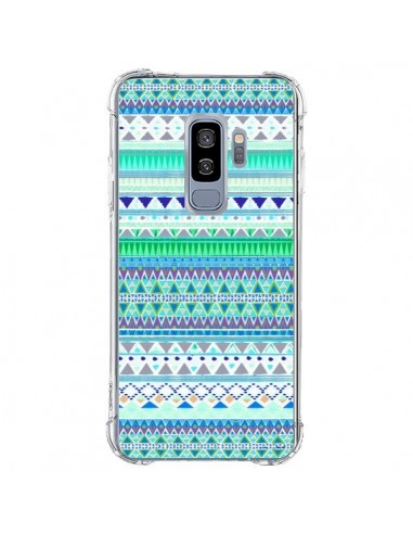 Coque Samsung S9 Plus Chenoa Bleu Azteque - Monica Martinez