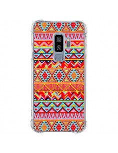 Coque Samsung S9 Plus India Style Pattern Bois Azteque -...