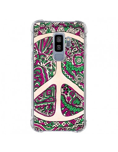 Coque Samsung S9 Plus Peace and Love Azteque Vainilla - Maximilian San