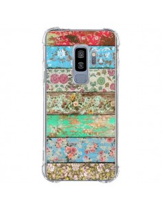 Coque Samsung S9 Plus Rococo Style Bois Fleur -...