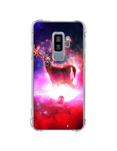 Coque Samsung S9 Plus Cosmic Deer Cerf Galaxy -...
