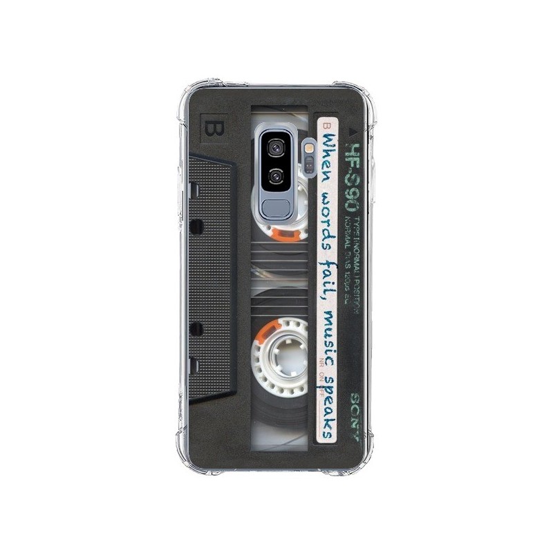 Coque Samsung S9 Plus Cassette Words K7 - Maximilian San