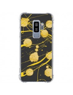 Coque Samsung S9 Plus Gold Splash Peinture Art -...