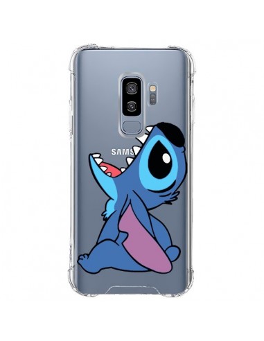Coque Samsung S9 Plus Stitch de Lilo et Stitch Transparente