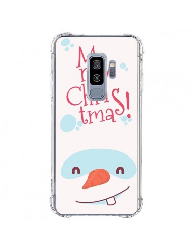 Coque Samsung S9 Plus Bonhomme de Neige Merry Christmas Noël - Nico