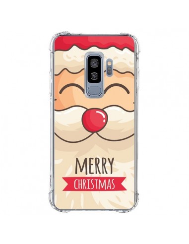 Coque Samsung S9 Plus Moustache du Père Noël Merry Christmas - Nico
