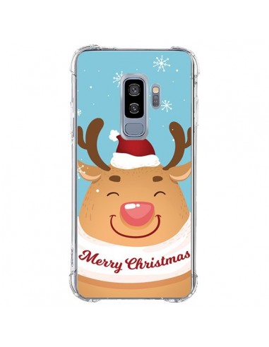 Coque Samsung S9 Plus Renne de Noël Merry Christmas - Nico