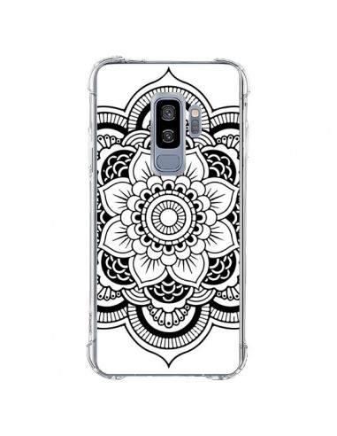 Coque Samsung S9 Plus Mandala Noir Azteque - Nico