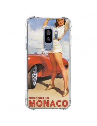 Coque Samsung S9 Plus Welcome to Monaco Vintage Pin Up - Nico