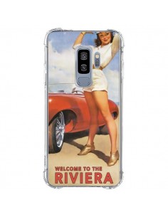 Coque Samsung S9 Plus Welcome to the Riviera Vintage Pin...