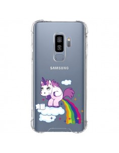 Coque Samsung S9 Plus Licorne Caca Arc en Ciel...