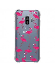 Coque Samsung S9 Plus flamant Rose et Flamingo...