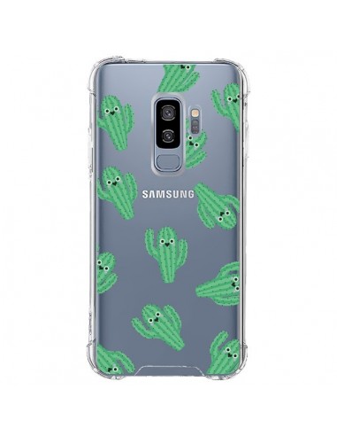 Coque Samsung S9 Plus Chute de Cactus Smiley Transparente - Nico