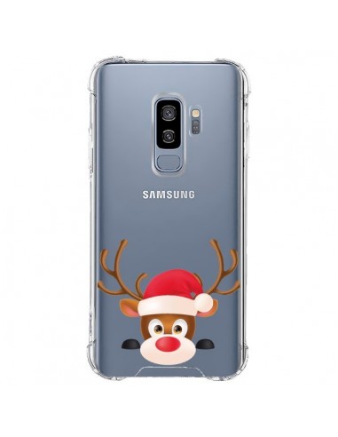 Coque Samsung S9 Plus Renne de Noël transparente - Nico
