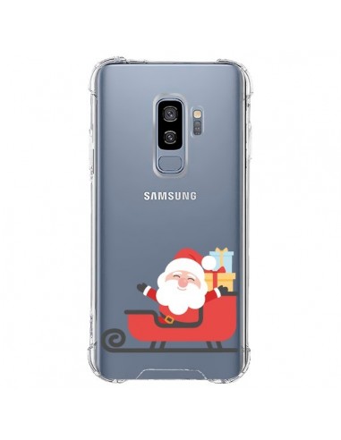 Coque Samsung S9 Plus Père Noël et son Traineau transparente - Nico