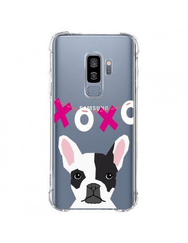 Coque Samsung S9 Plus Bulldog Français XoXo Chien Transparente - Pet Friendly