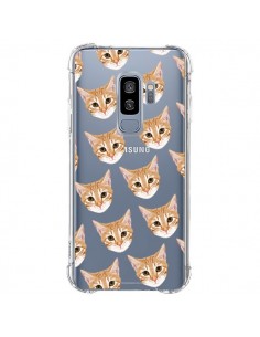 Coque Samsung S9 Plus Chats Beige Transparente - Pet...