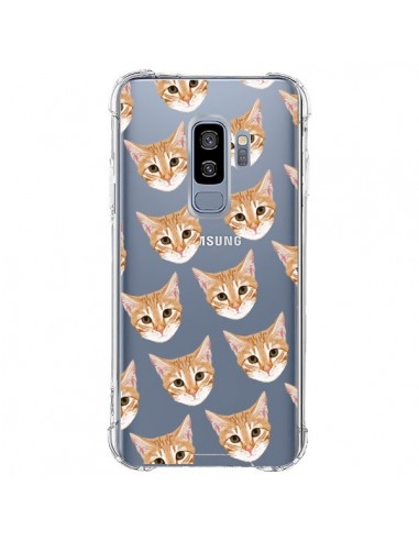 Coque Samsung S9 Plus Chats Beige Transparente - Pet Friendly