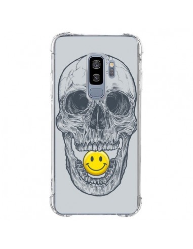 Coque Samsung S9 Plus Smiley Face Tête de Mort - Rachel Caldwell
