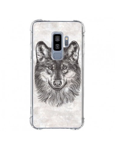 Coque Samsung S9 Plus Loup Gris - Rachel Caldwell