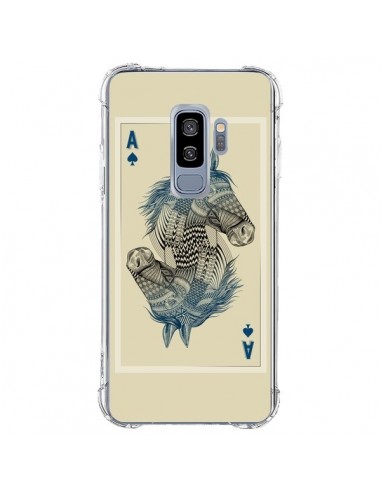 Coque Samsung S9 Plus Cheval Carte Jeu Horse As - Rachel Caldwell