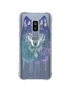 Coque Samsung S9 Plus Loup Wolf Animal Transparente -...