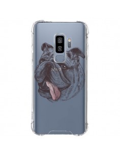 Coque Samsung S9 Plus Chien Bulldog Dog Transparente -...