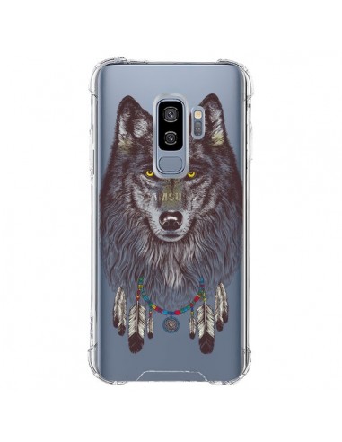 Coque Samsung S9 Plus Loup Wolf Attrape Reves Transparente - Rachel Caldwell