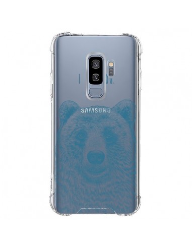 Coque Samsung S9 Plus I Love You Bear Ours Ourson Transparente - Rachel Caldwell