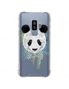 Coque Samsung S9 Plus Panda Noeud Papillon Transparente -...