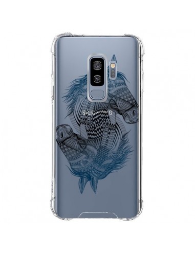 Coque Samsung S9 Plus Cheval Horse Double Transparente - Rachel Caldwell