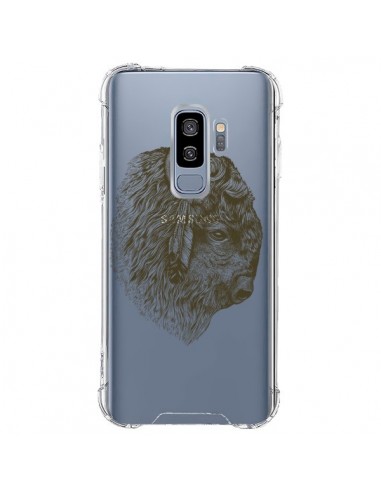 Coque Samsung S9 Plus Buffalo Bison Transparente - Rachel Caldwell