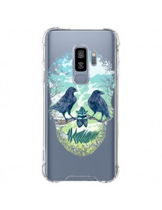 Coque Samsung S9 Plus Tête de Mort Nature Transparente -...