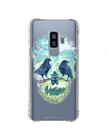 Coque Samsung S9 Plus Tête de Mort Nature Transparente - Rachel Caldwell