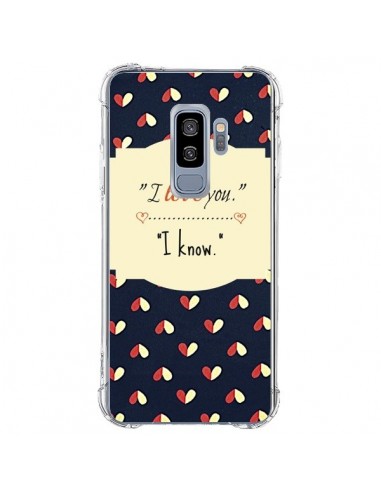 Coque Samsung S9 Plus I love you - R Delean