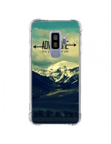 Coque Samsung S9 Plus Adventure the pursuit of life Montagnes Ski Paysage - R Delean