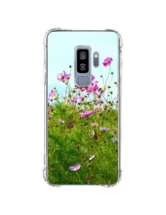 Coque Samsung S9 Plus Fleurs Roses Champ - R Delean