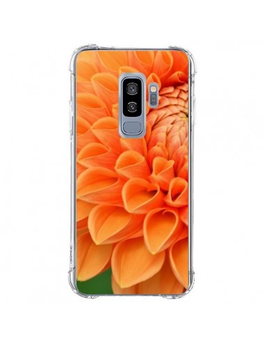 Coque Samsung S9 Plus Fleurs oranges flower - R Delean