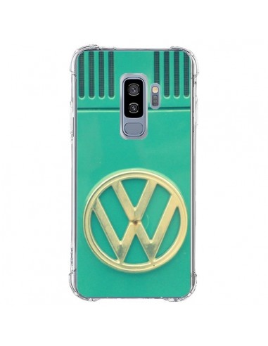 Coque Samsung S9 Plus Groovy Van Hippie VW Bleu - R Delean