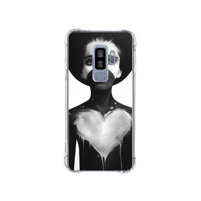 Coque Samsung S9 Plus Fille Coeur Hold On - Ruben Ireland