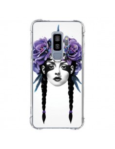 Coque Samsung S9 Plus Fille Fleurs Warrior - Ruben Ireland