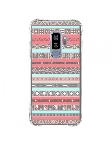 Coque Samsung S9 Plus Azteque Aztec Rose Pastel - Rex Lambo