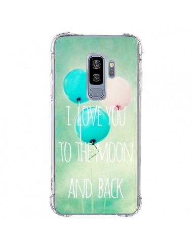 Coque Samsung S9 Plus I love you to the moon and back - Sylvia Cook
