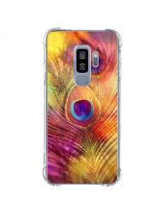 Coque Samsung S9 Plus Plume de Paon Multicolore - Sylvia...