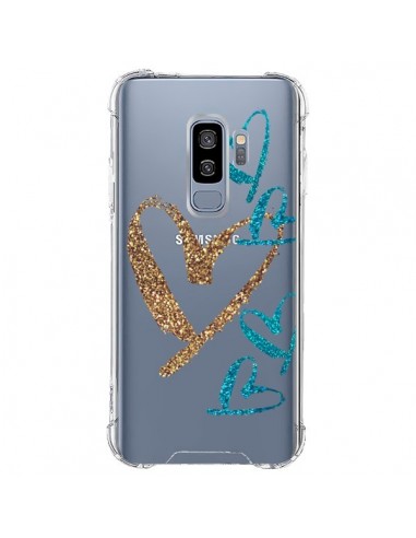 Coque Samsung S9 Plus Coeurs Heart Love Amour Transparente - Sylvia Cook