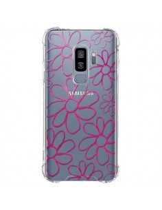 Coque Samsung S9 Plus Flower Garden Pink Fleur...