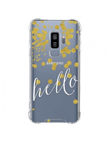 Coque Samsung S9 Plus Hello, Bonjour Transparente - Sylvia Cook