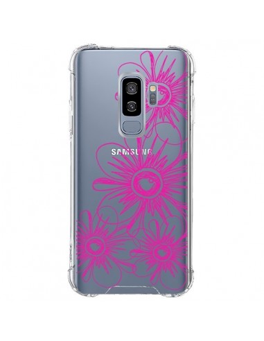 Coque Samsung S9 Plus Spring Flower Fleurs Roses Transparente - Sylvia Cook